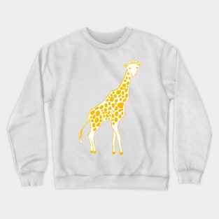 Candy Colored Giraffes Crewneck Sweatshirt